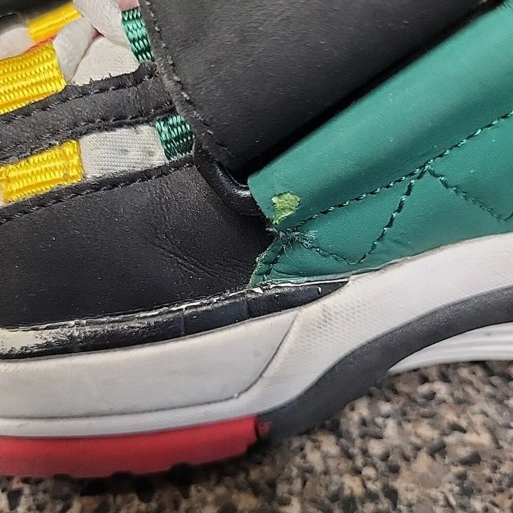 Polo Sport Ralph Lauren Ps100 High Top Shoes Boys‎ Size 5 Black / Multicolor